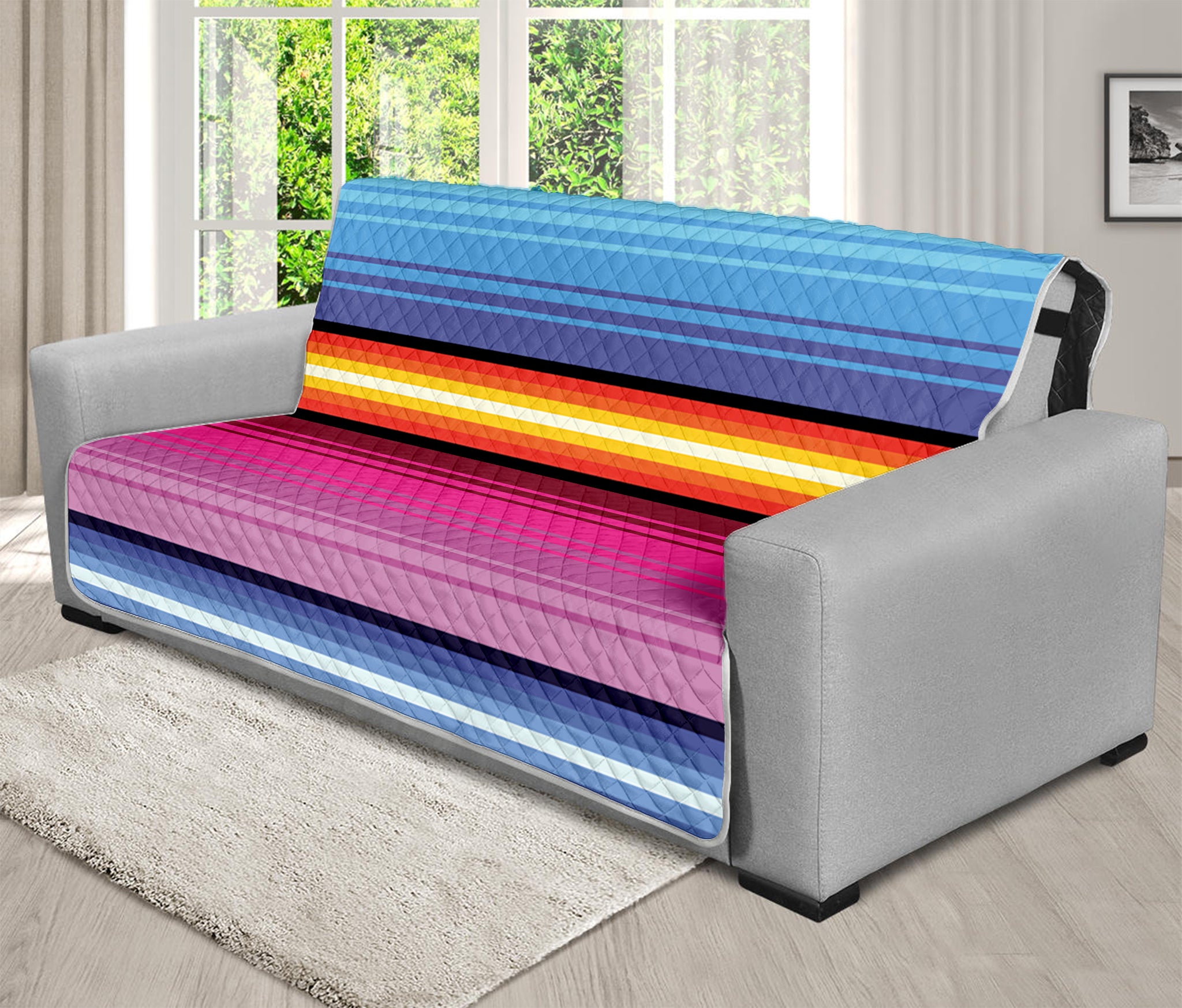 Cinco De Mayo Mexican Stripe Print Futon Protector