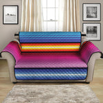 Cinco De Mayo Mexican Stripe Print Loveseat Protector