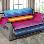 Cinco De Mayo Mexican Stripe Print Loveseat Protector