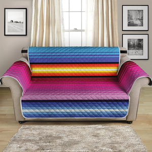 Cinco De Mayo Mexican Stripe Print Loveseat Protector