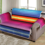 Cinco De Mayo Mexican Stripe Print Loveseat Protector