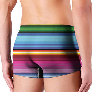 Cinco De Mayo Mexican Stripe Print Men's Boxer Briefs