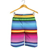 Cinco De Mayo Mexican Stripe Print Men's Shorts