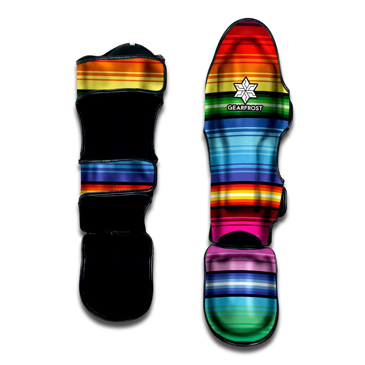 Cinco De Mayo Mexican Stripe Print Muay Thai Shin Guard