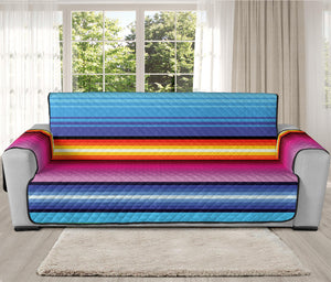 Cinco De Mayo Mexican Stripe Print Oversized Sofa Protector