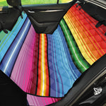 Cinco De Mayo Mexican Stripe Print Pet Car Back Seat Cover