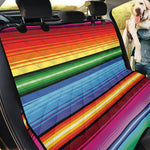 Cinco De Mayo Mexican Stripe Print Pet Car Back Seat Cover