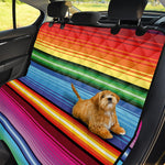 Cinco De Mayo Mexican Stripe Print Pet Car Back Seat Cover