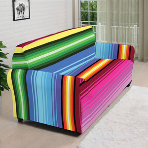 Cinco De Mayo Mexican Stripe Print Sofa Cover