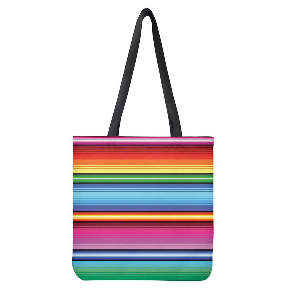 Cinco De Mayo Mexican Stripe Print Tote Bag