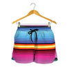 Cinco De Mayo Mexican Stripe Print Women's Shorts