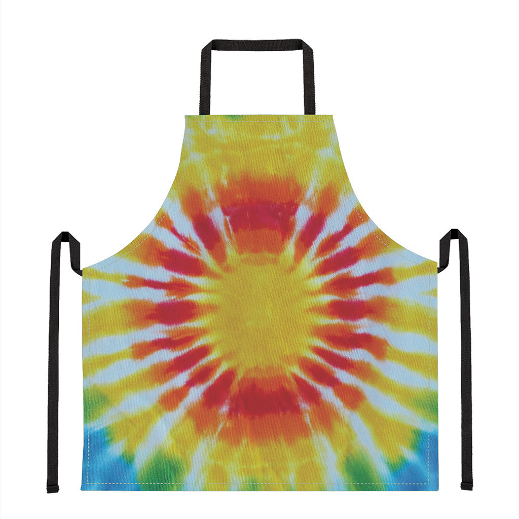 Circle Tie Dye Print Apron