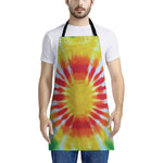 Circle Tie Dye Print Apron