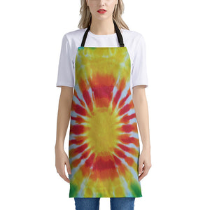 Circle Tie Dye Print Apron