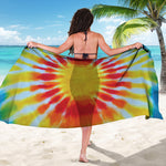 Circle Tie Dye Print Beach Sarong Wrap