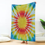 Circle Tie Dye Print Blanket