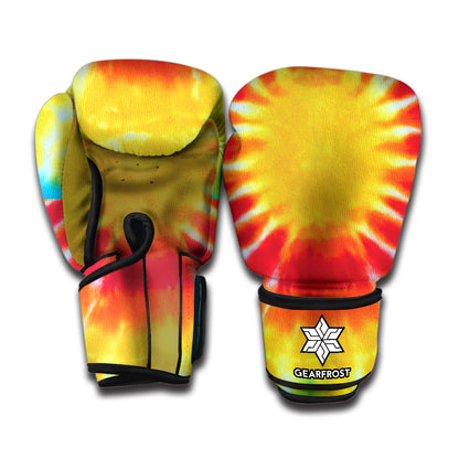 Circle Tie Dye Print Boxing Gloves