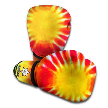 Circle Tie Dye Print Boxing Gloves