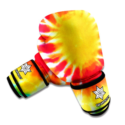 Circle Tie Dye Print Boxing Gloves