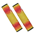 Circle Tie Dye Print Car Seat Belt Covers