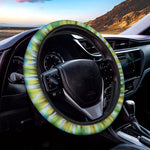 Circle Tie Dye Print Car Steering Wheel Cover