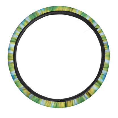 Circle Tie Dye Print Car Steering Wheel Cover