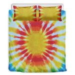 Circle Tie Dye Print Duvet Cover Bedding Set