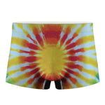 Circle Tie Dye Print Men's Boxer Briefs