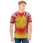 Circle Tie Dye Print Men's T-Shirt