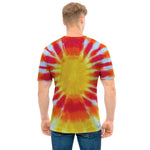 Circle Tie Dye Print Men's T-Shirt