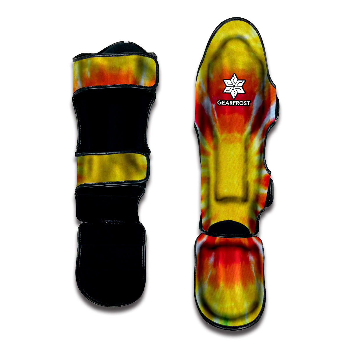 Circle Tie Dye Print Muay Thai Shin Guard
