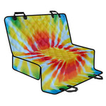 Circle Tie Dye Print Pet Car Back Seat Cover