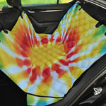 Circle Tie Dye Print Pet Car Back Seat Cover