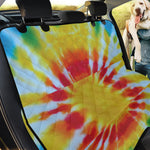 Circle Tie Dye Print Pet Car Back Seat Cover