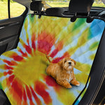 Circle Tie Dye Print Pet Car Back Seat Cover