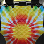 Circle Tie Dye Print Pet Car Back Seat Cover