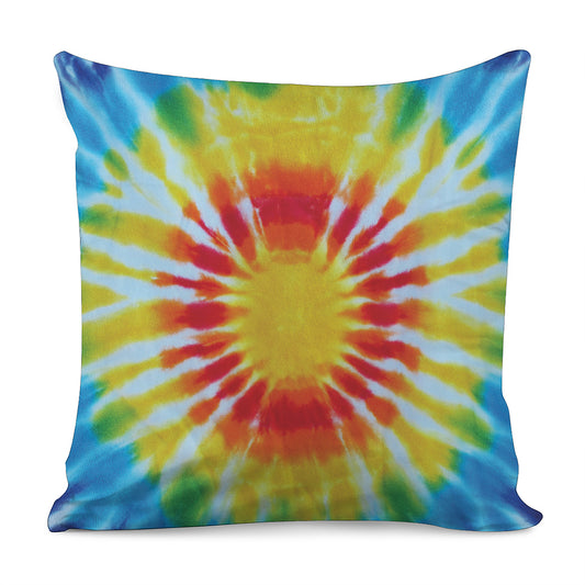 Circle Tie Dye Print Pillow Cover