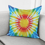 Circle Tie Dye Print Pillow Cover