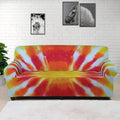 Circle Tie Dye Print Sofa Cover