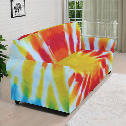 Circle Tie Dye Print Sofa Cover