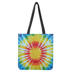 Circle Tie Dye Print Tote Bag