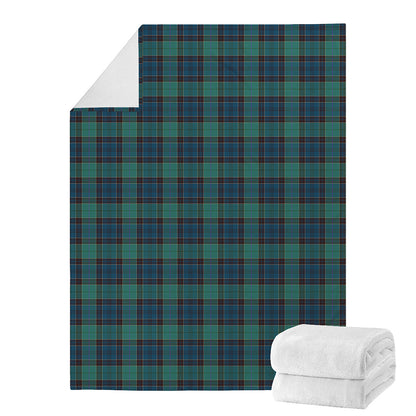 Clan Campbell Tartan Pattern Print Blanket