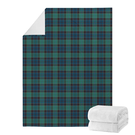 Clan Campbell Tartan Pattern Print Blanket