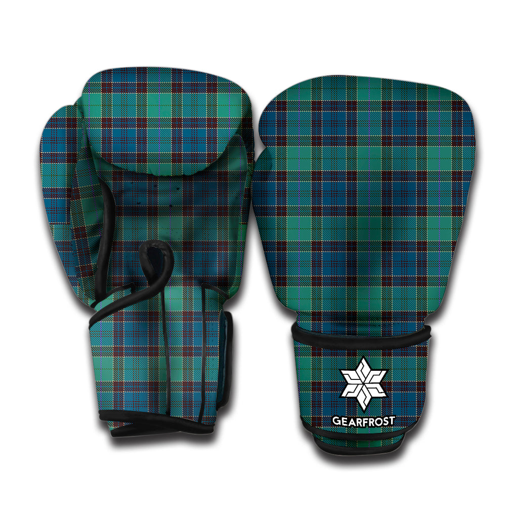 Clan Campbell Tartan Pattern Print Boxing Gloves