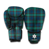 Clan Campbell Tartan Pattern Print Boxing Gloves