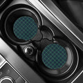 Clan Campbell Tartan Pattern Print Car Coasters
