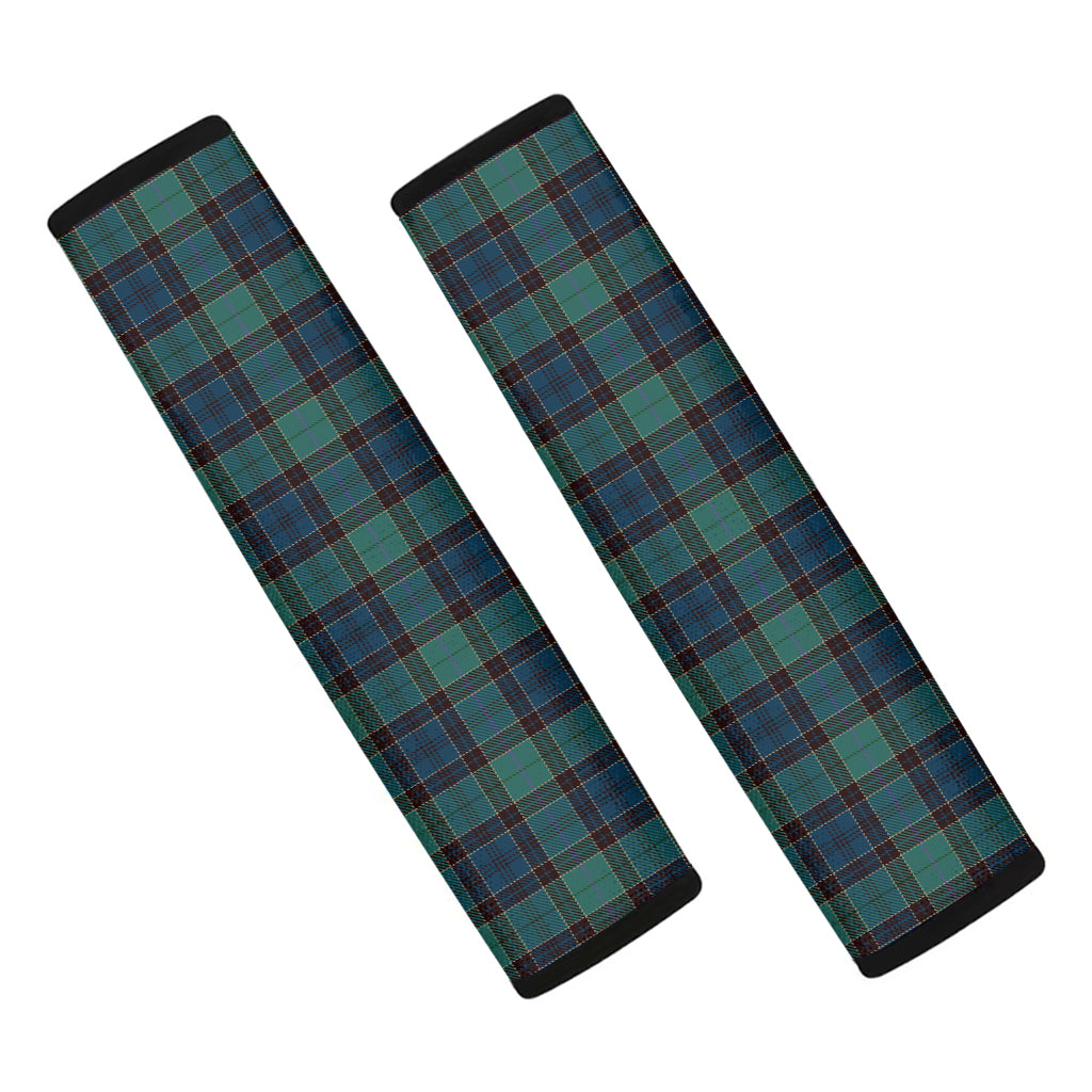 Clan Campbell Tartan Pattern Print Car Seat Belt Covers