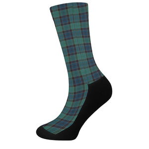 Clan Campbell Tartan Pattern Print Crew Socks