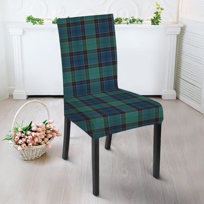 Clan Campbell Tartan Pattern Print Dining Chair Slipcover