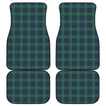 Clan Campbell Tartan Pattern Print Front and Back Car Floor Mats